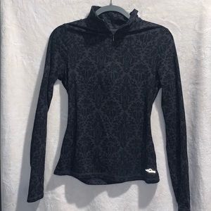 Women’s Eddie Bauer Black Long Sleeve Quarter Zip